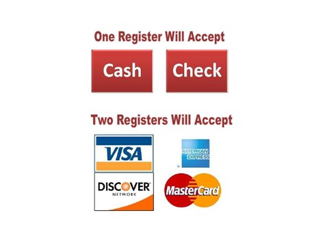 Payments accepted Payments accepted